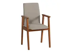 Fotel 1 krzesło drewniane z podłokietnikami
